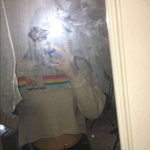 MTV cropped shirt.